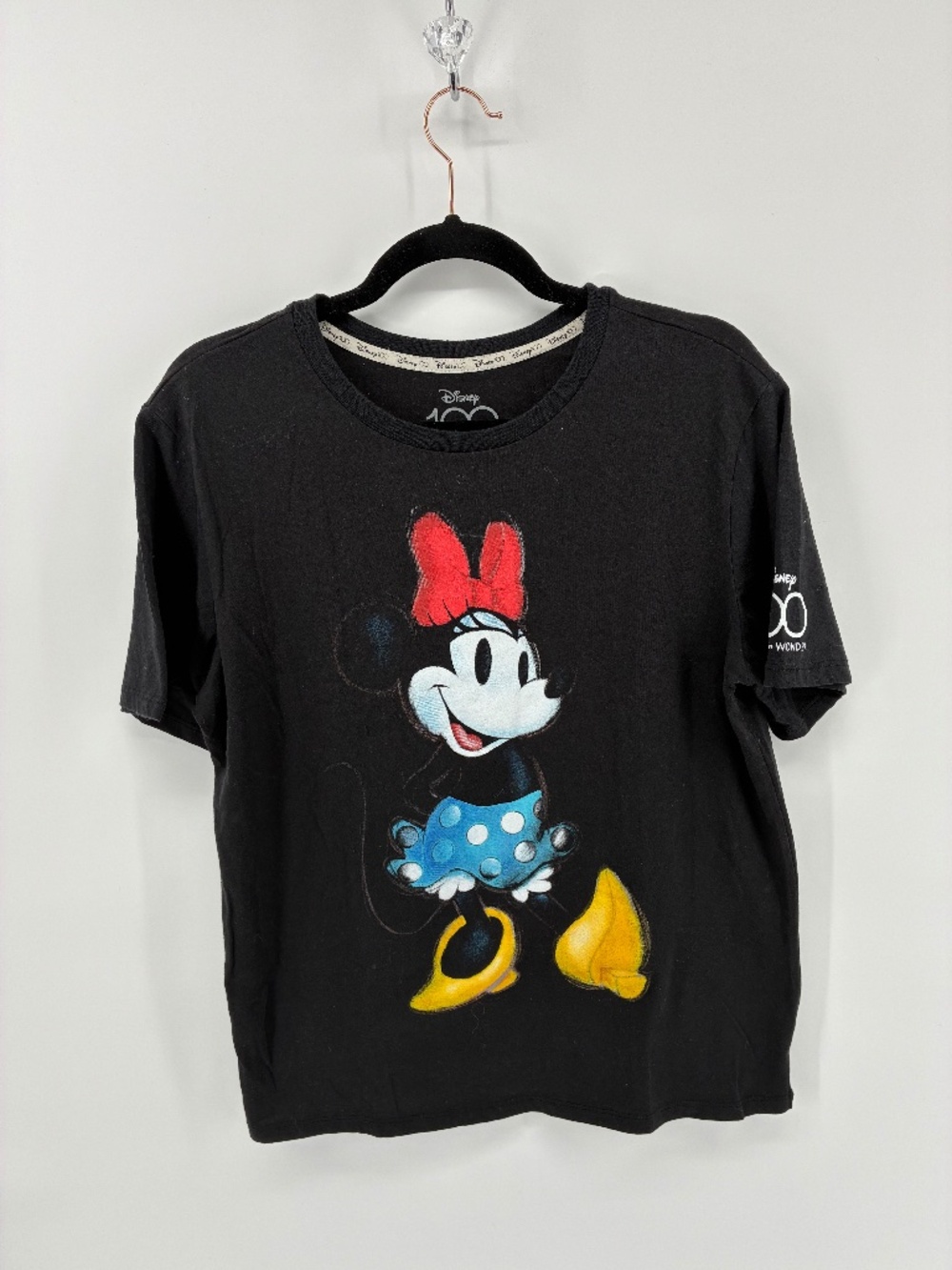 Disney Minnie Mouse Black T-Shirt
